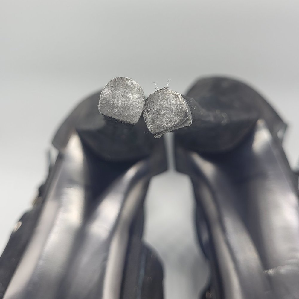 Stuart Weitzman Suede Platform Caged Booties - image 4